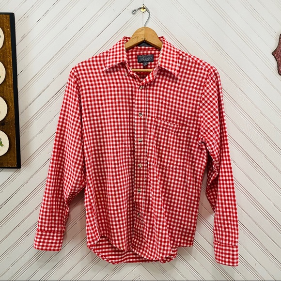 Lord & Taylor Other - Lord & Taylor Gingham Plaid Cotton Flannel Shirt